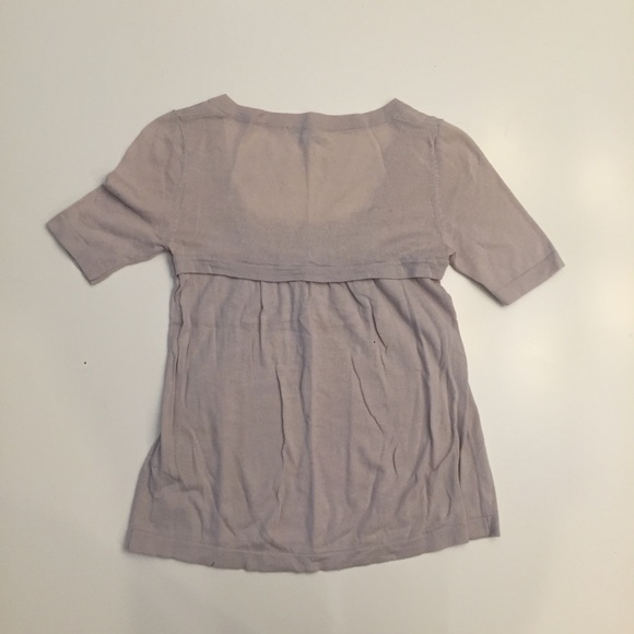 Grey top with crochet detail - Picture 4 of 4